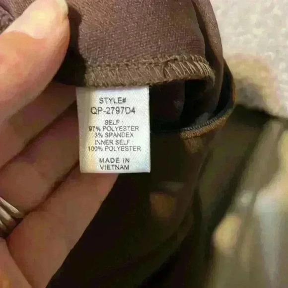 NWT Zenana Brown Dress pants - Picture 6 of 6